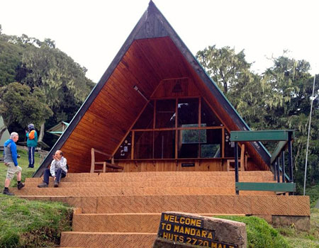 Mandara Hut On Mt. Kilimanjaro Mandara Hut Marangu Route On Mt. Kilimanjaro